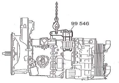 Scania Transmission Lifting Tool Alternative 99546