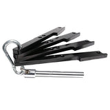 Cummins 3163021 3163020 Cam Timing Tool Alternative Set for ISX QSX 2007 to 2017 Kit Includes Heavy Duty Steel 4 Wedge Set 4° 6° (2 pcs) and 7° and Crank