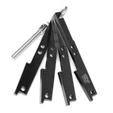 Cummins 3163021 3163020 Cam Timing Tool Alternative Set for ISX QSX 2007 to 2017 Kit Includes Heavy Duty Steel 4 Wedge Set 4° 6° (2 pcs) and 7° and Crank