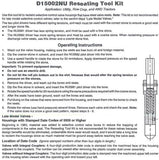 HGV TOOLS//Aftermarket SCV Valve Reseating Tool Kit – Compatible with John Deere Equipment – Fits SCV Housing Marked R65284 – Replaces Reference D15002NU