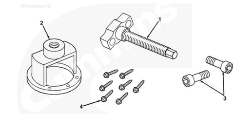 Cummins Front Crankshaft Seal Remover & Installer Tool Kit Alternative to 3164659 for ISB and Paccar PX-6 Engine